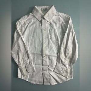 Janie And Jack Special Occasion White Button Down Textured Pattern Toddler Sz 3